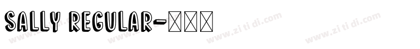 Sally Regular字体转换